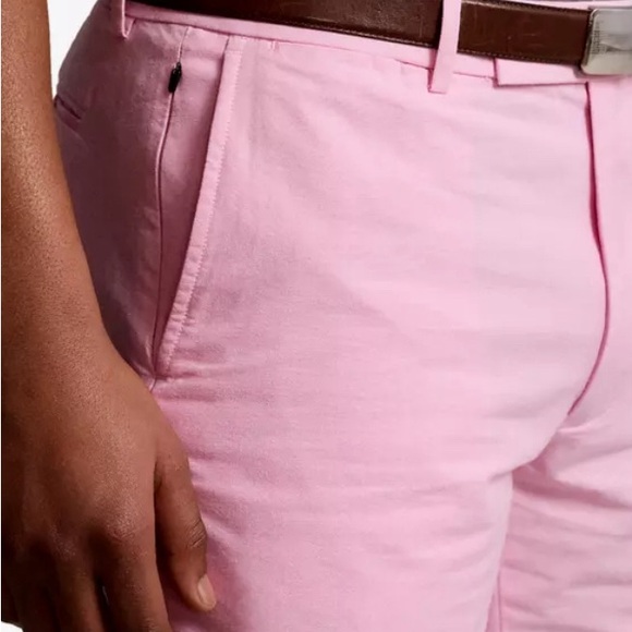 Polo Ralph Lauren Mens Stretch Pink Tailored Fit 9 Shorts Brand New RLX Size 38 - Picture 4 of 6
